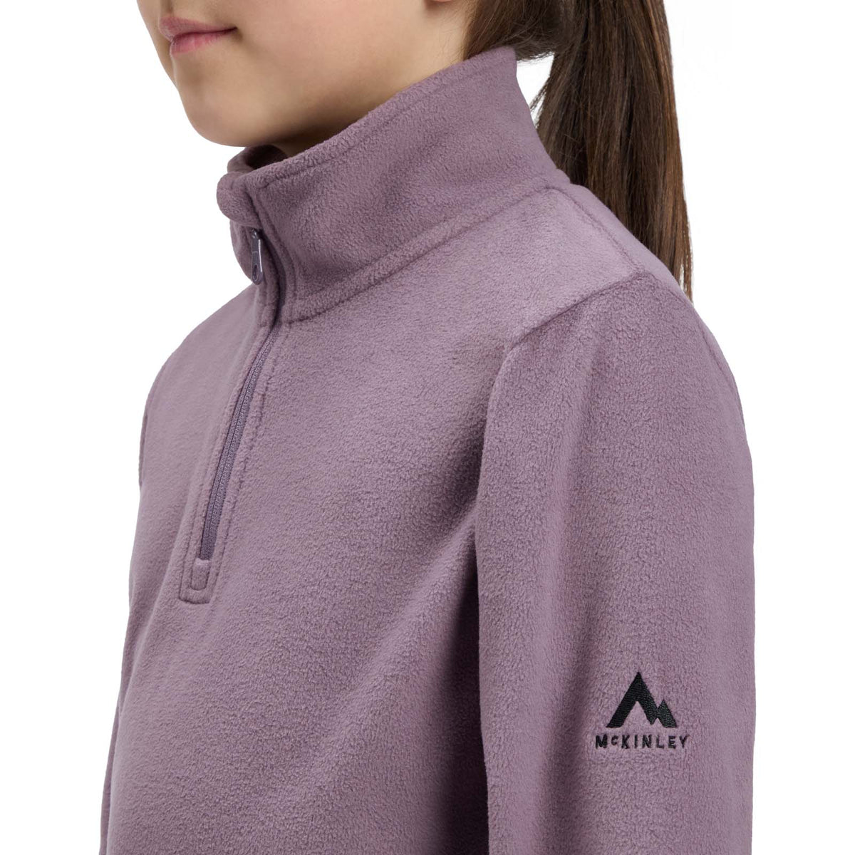 McKinley Amarillo Kids Half-Zip Fleece Ski Midlayer