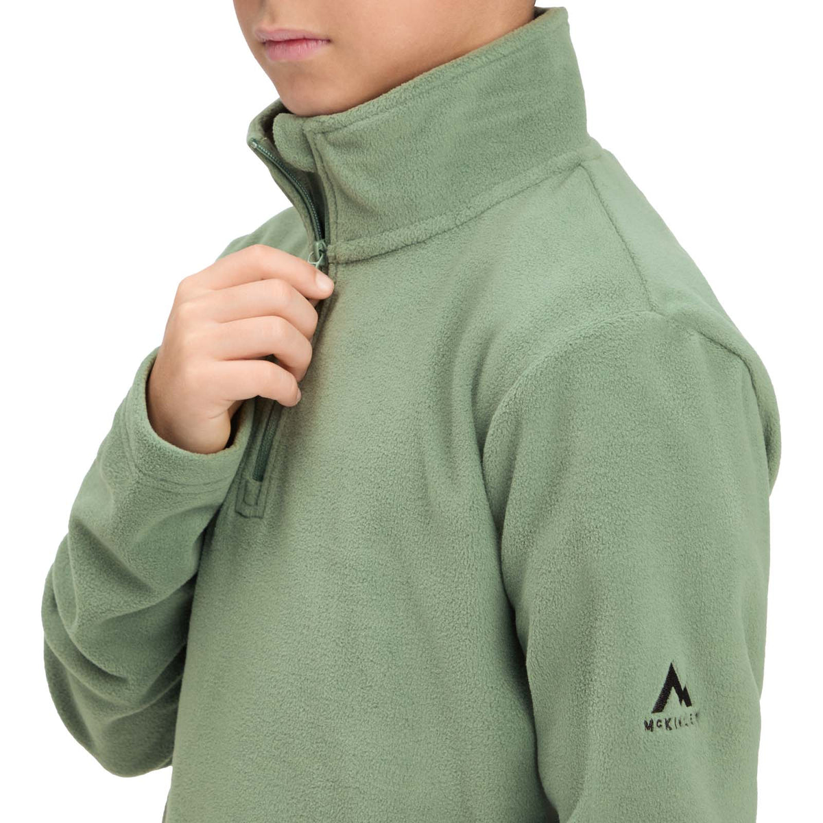 McKinley Amarillo Kids Half-Zip Fleece Ski Midlayer