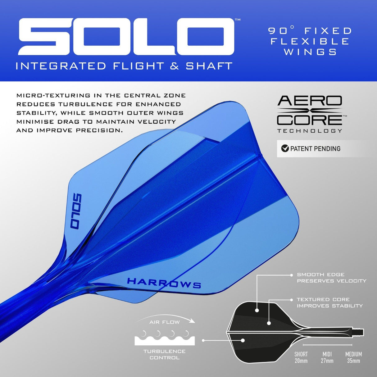 Harrows Solo Midi Blue
