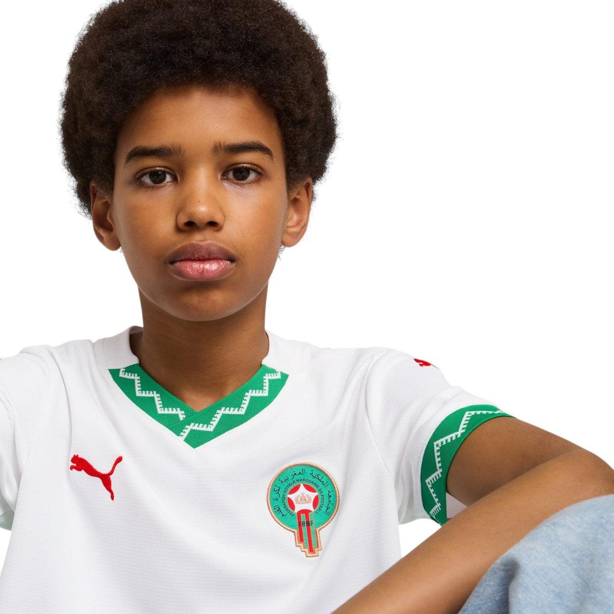 Puma FRMF Kids Away Jersey White