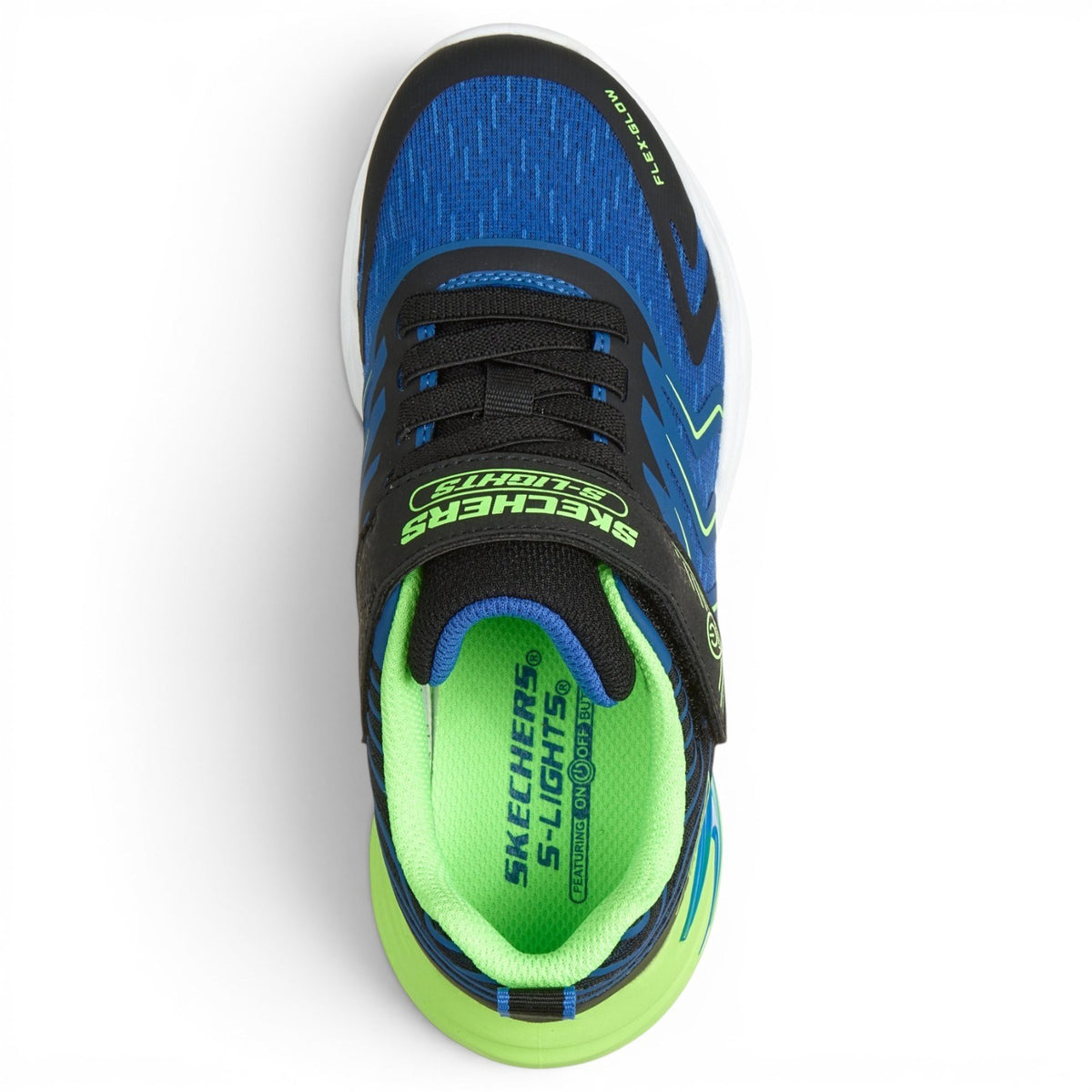 Skechers Flex Glow Prism Pacer Jr B Nvy