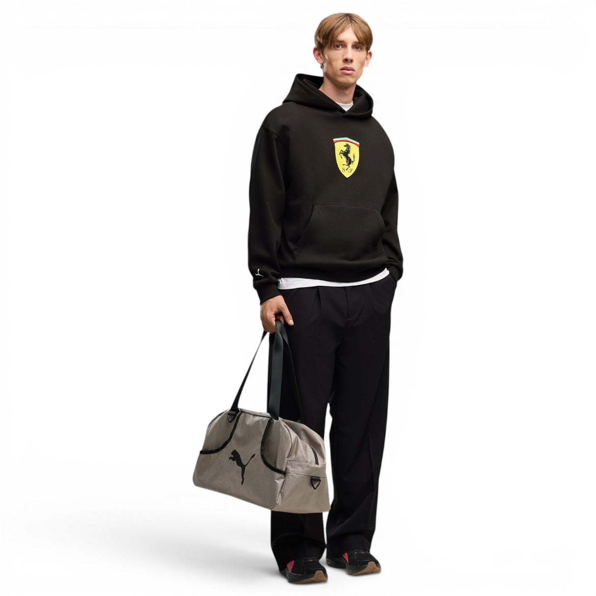 Puma Ferrari Shield Hoodie Black