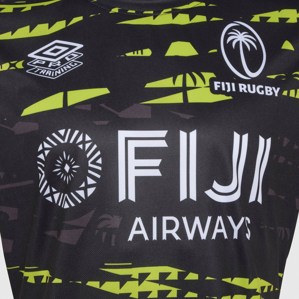 Umbro Fiji 7s 26 Pre Match Top Black