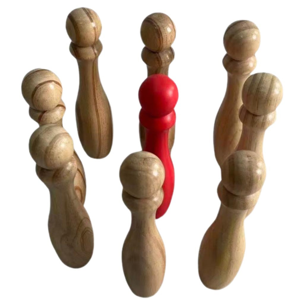 Toyfinity Wooden Bowling Set