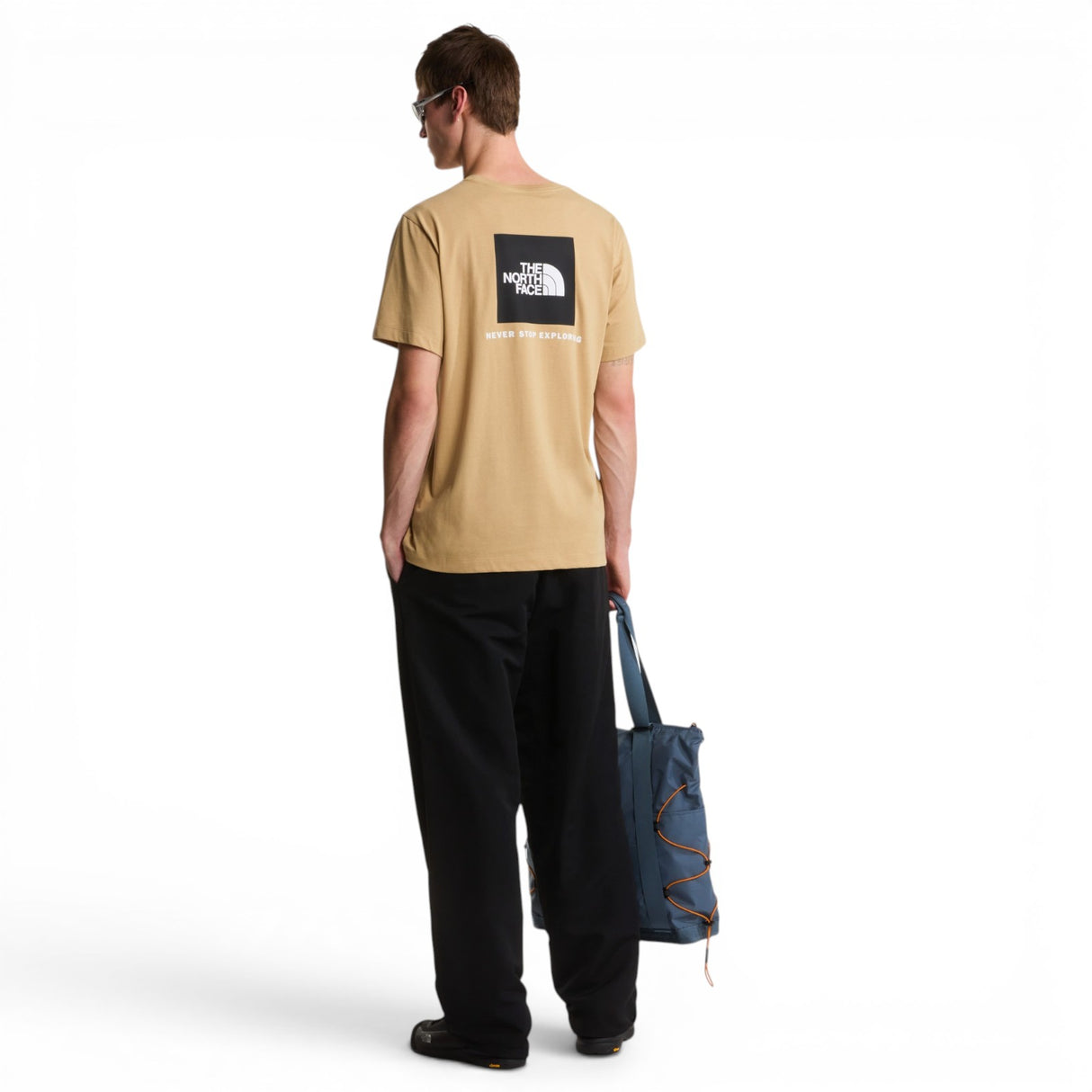 TNF Men Evolution Box NSE Reg SS Tee Grn