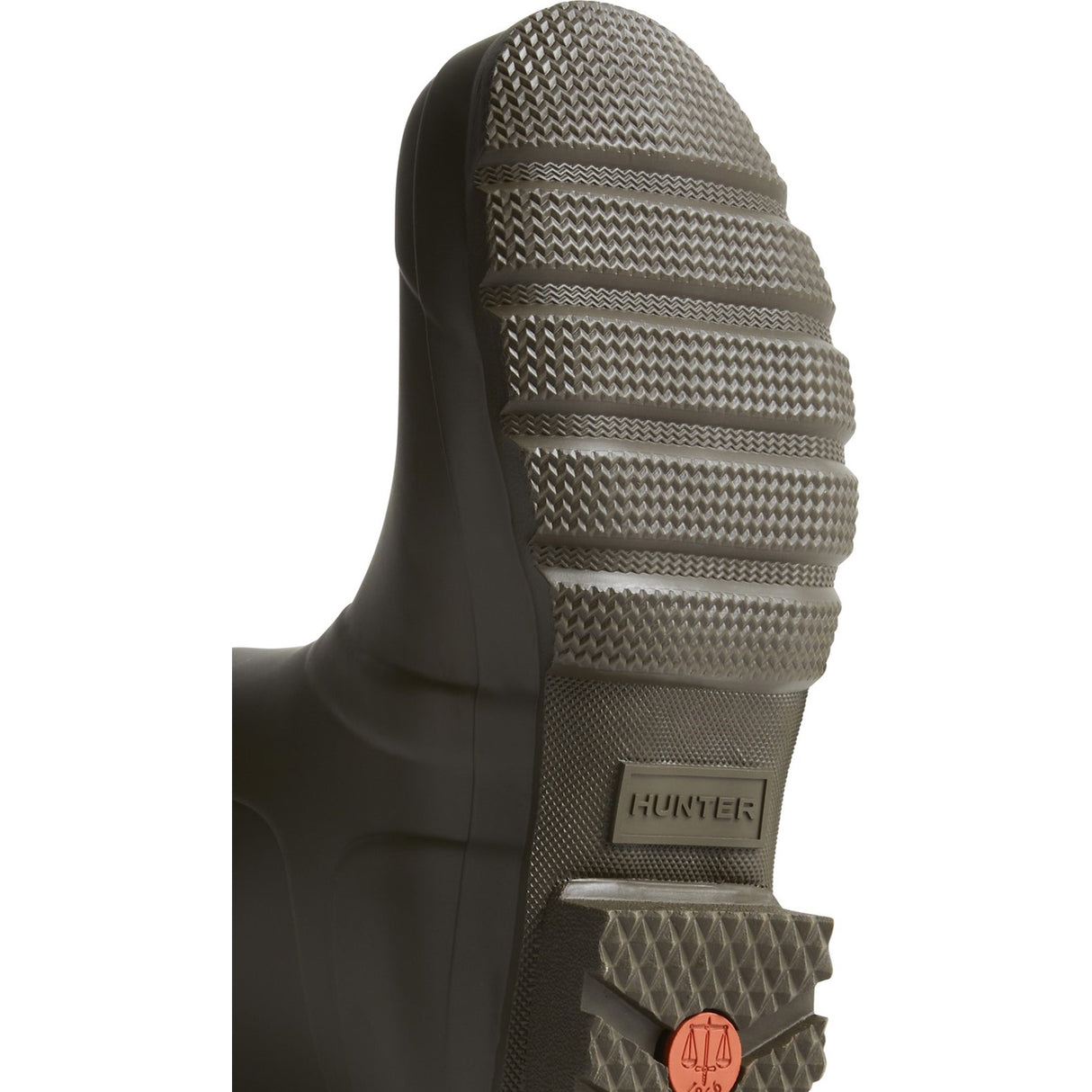 Hunter Mens Original Short Wellington Boots Chocolate Brown