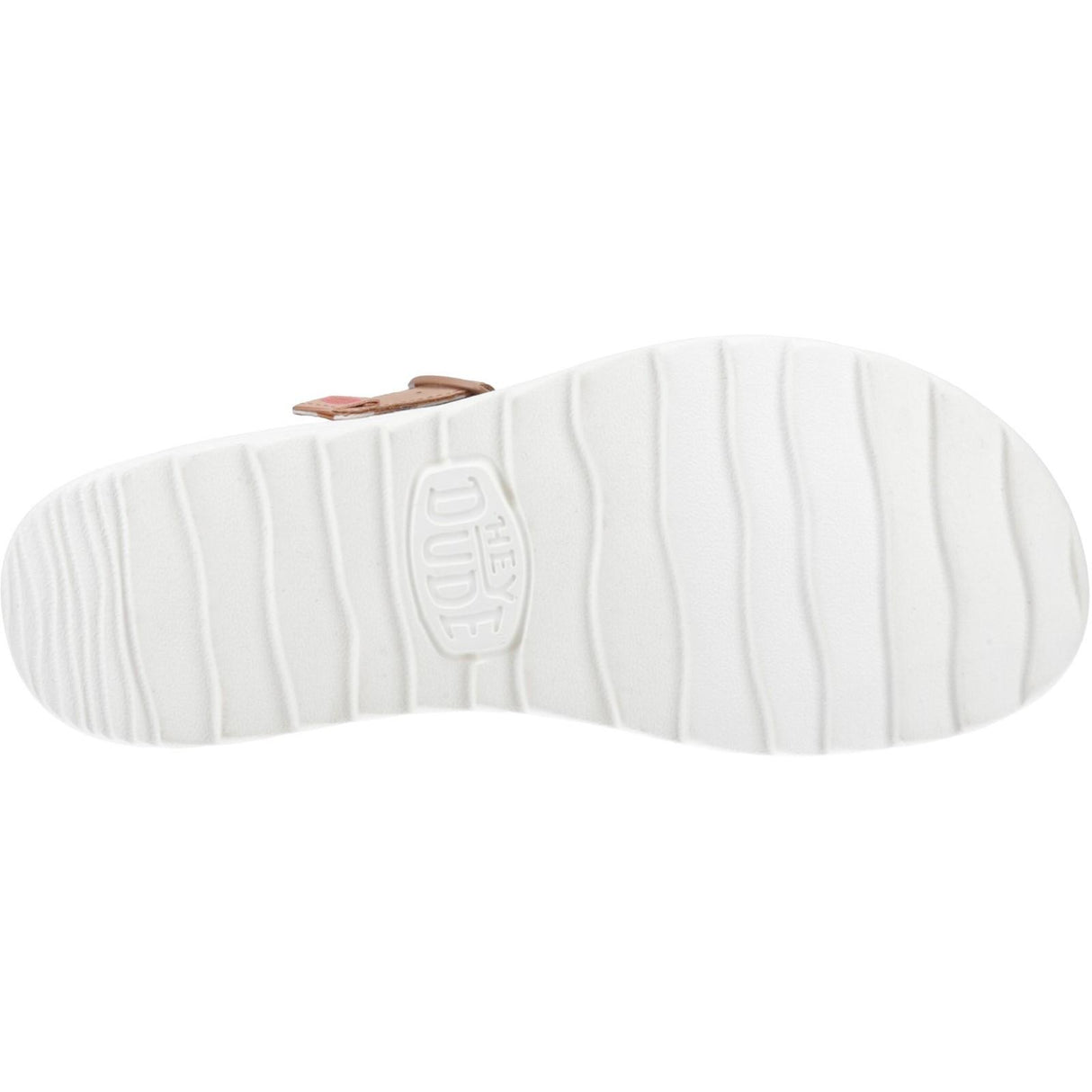 HEYDUDE Womens Delray Buckle Classic Sandal Tan