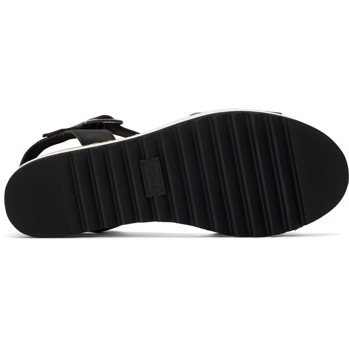 TOMS Womens Diana Wedge Black