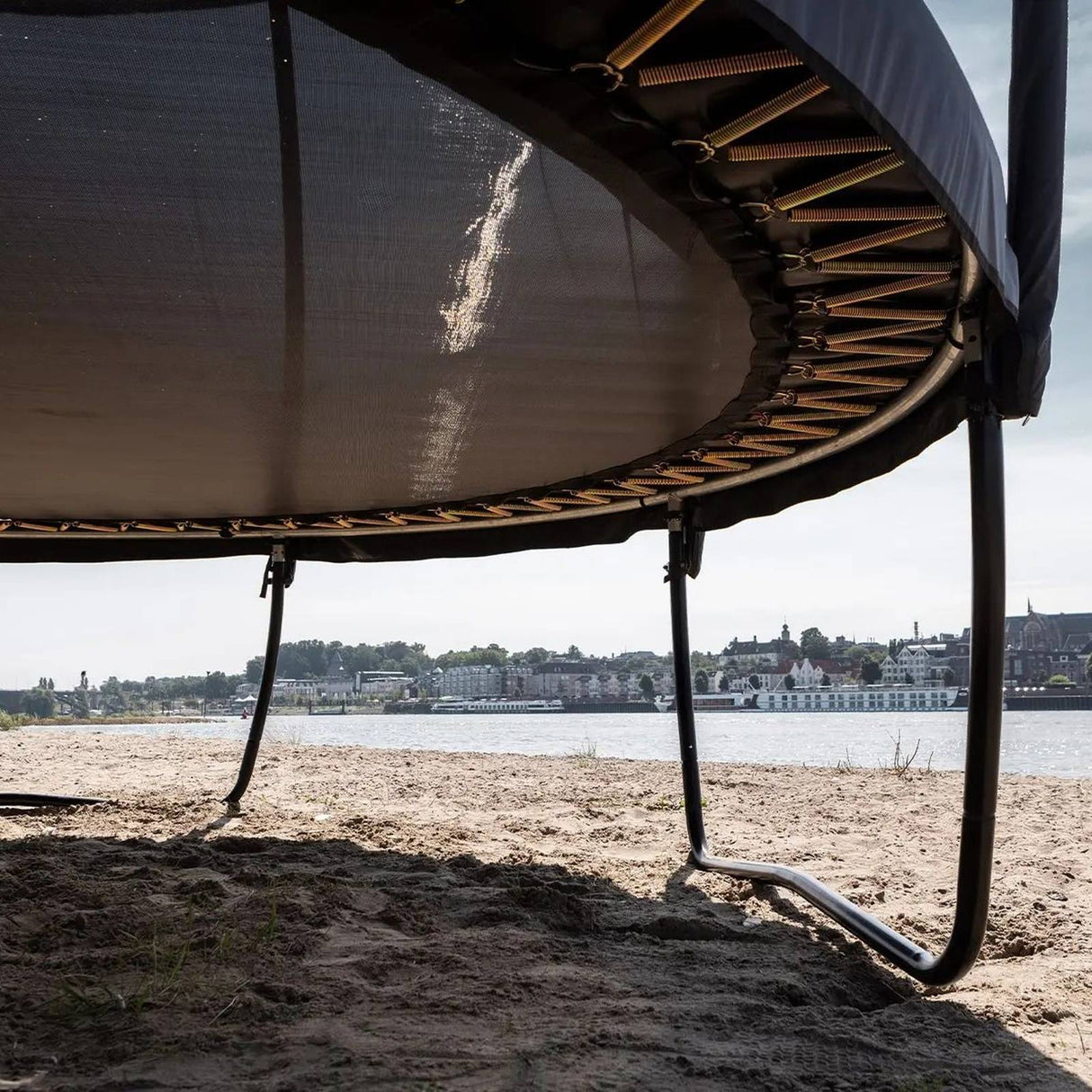 BERG Champion Regular 430 Trampoline Grey + Safety Net Deluxe