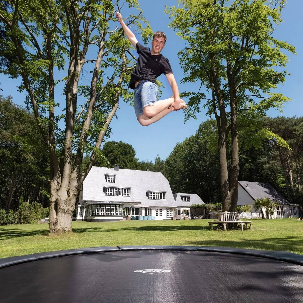 BERG SPORTS Champion InGround 430 Trampoline Grey