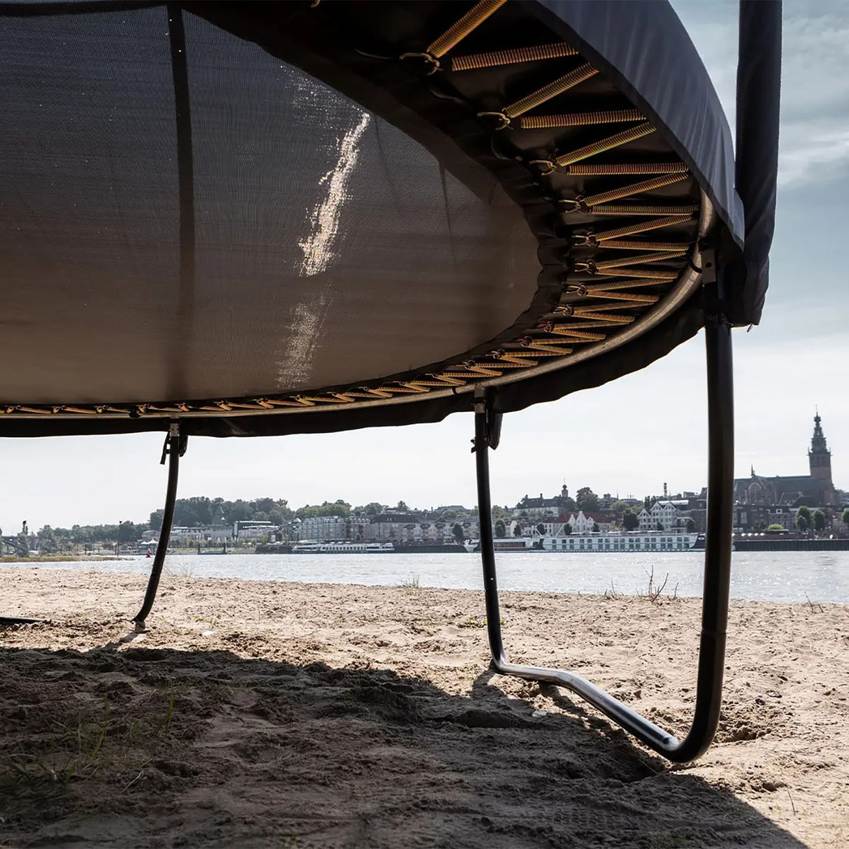 BERG Elite Regular 330 Trampoline Grey + Safety Net Deluxe