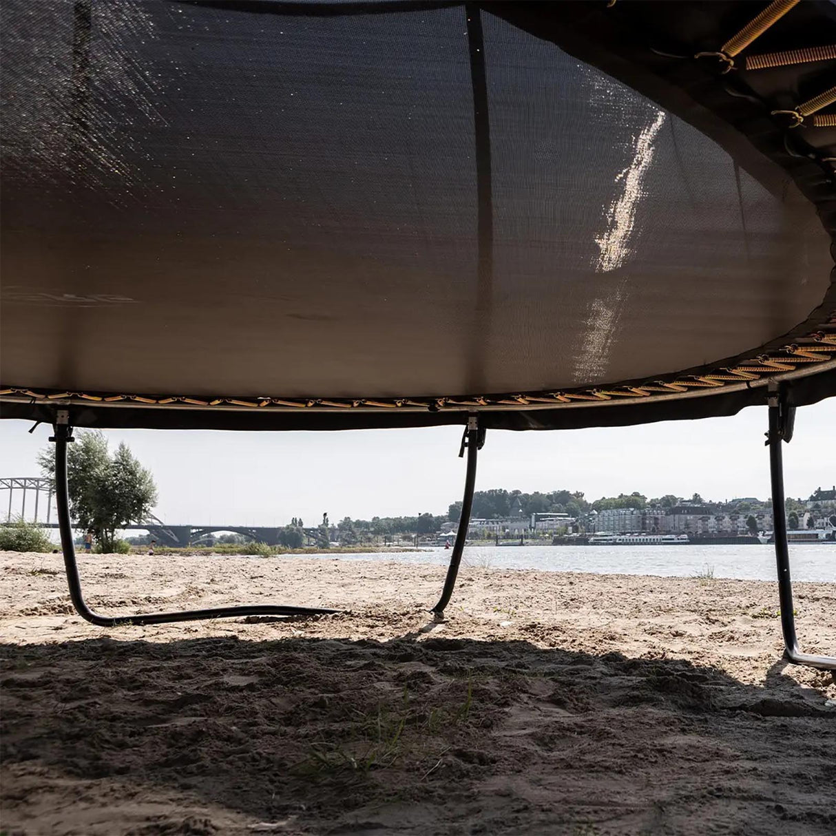 BERG Elite Regular 430 Trampoline Grey + Safety Net DLX XL