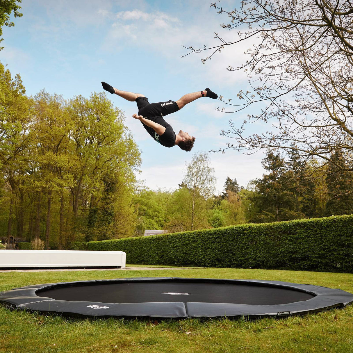 BERG SPORTS Elite FlatGround 330 Trampoline Grey