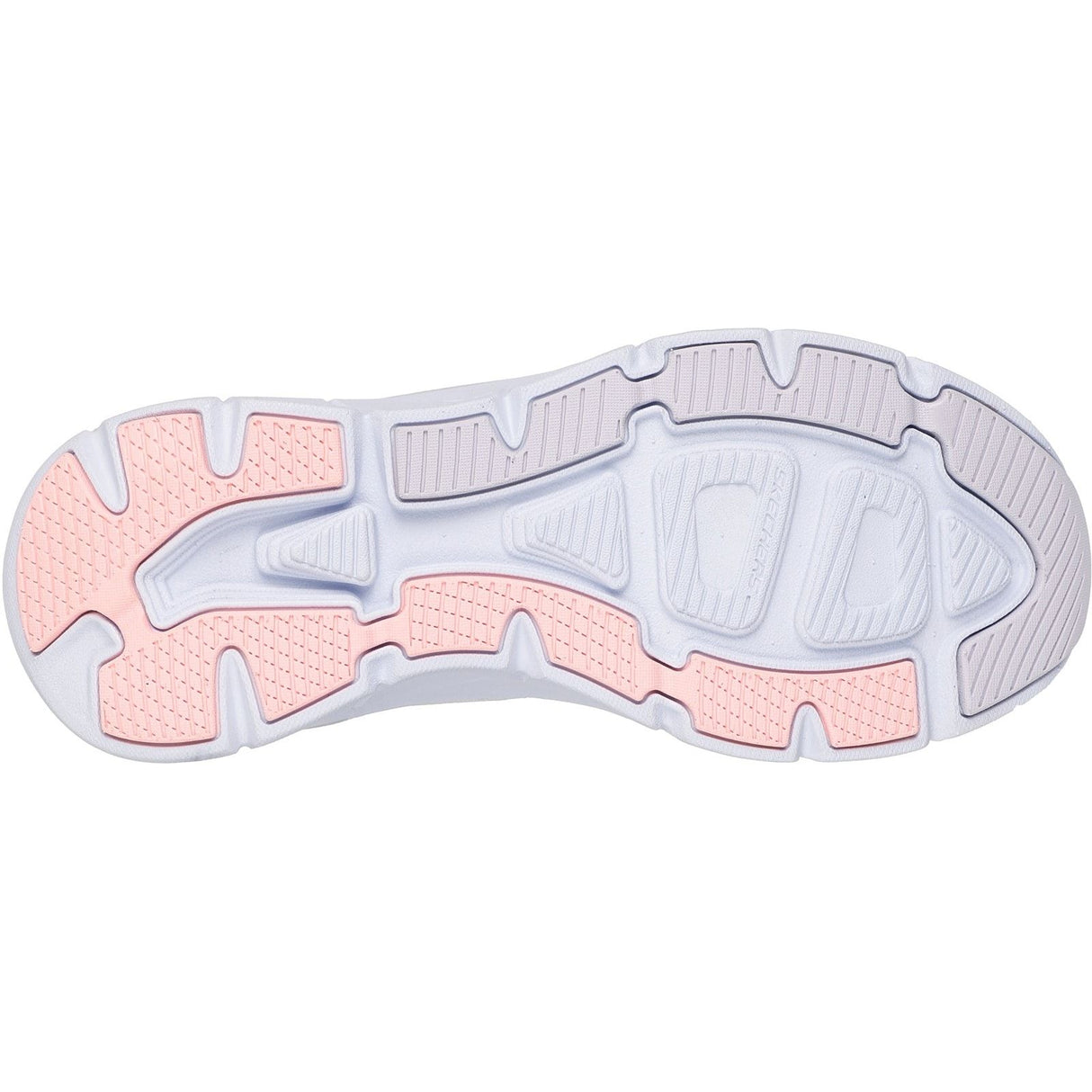 Skechers Womens D'Lux Walker 2.0 Active Pace Trainer Off White/Pink