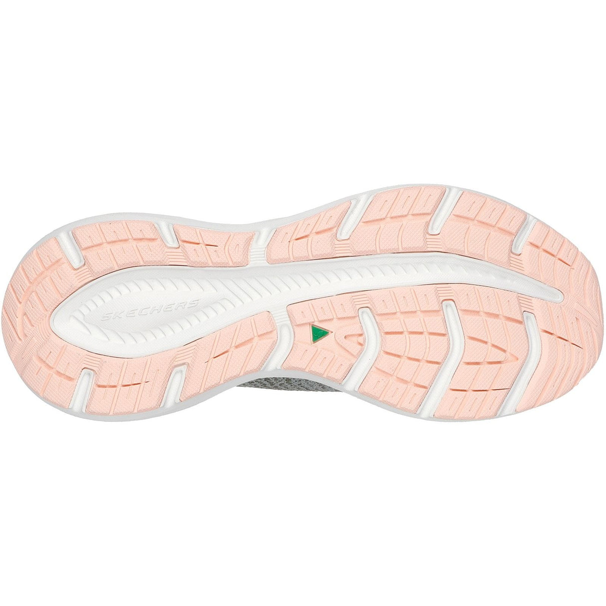 Skechers Womens Edgeride Impression Shoes Green/Orange