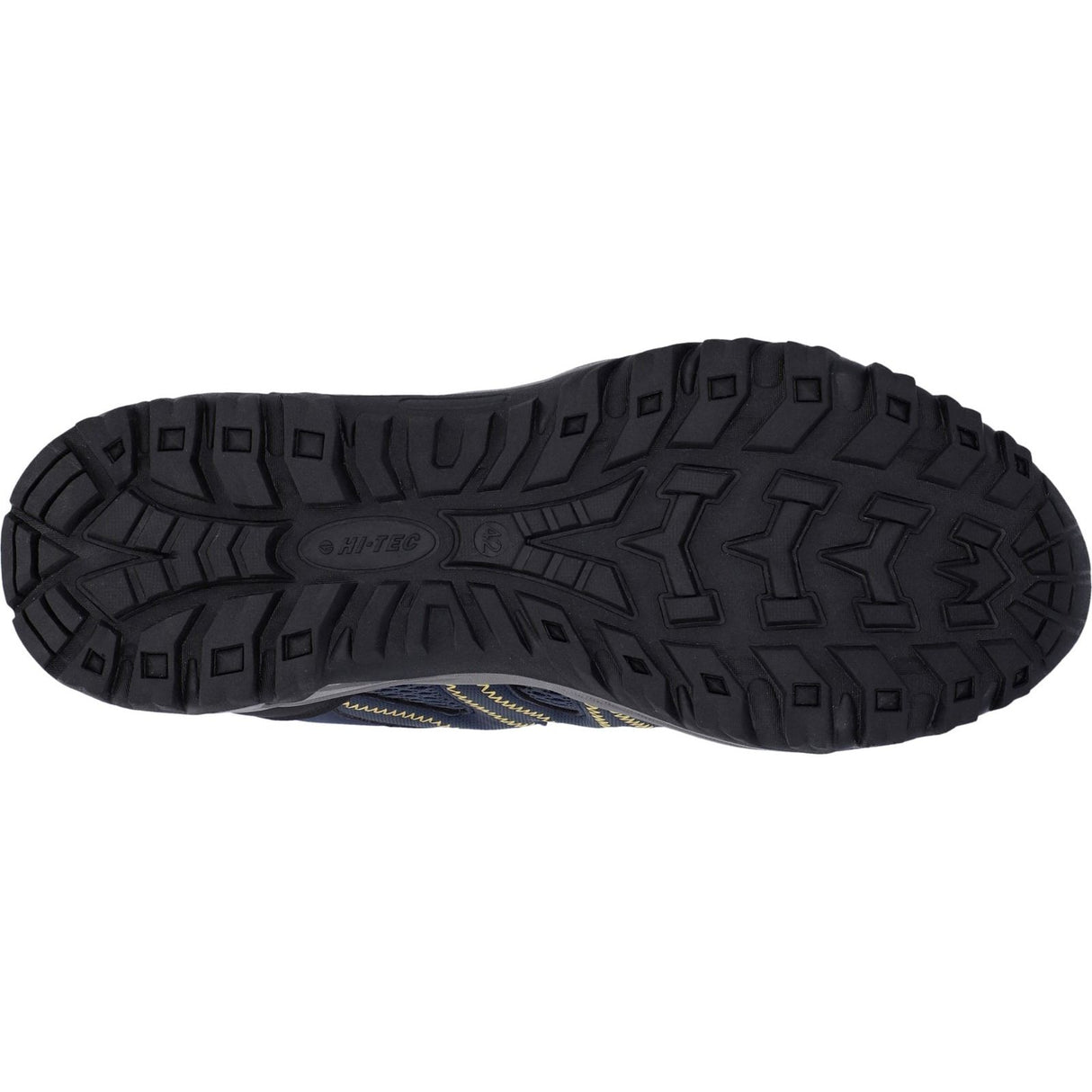 Hi-Tec Mens Jaguar Shoes Navy/Yellow