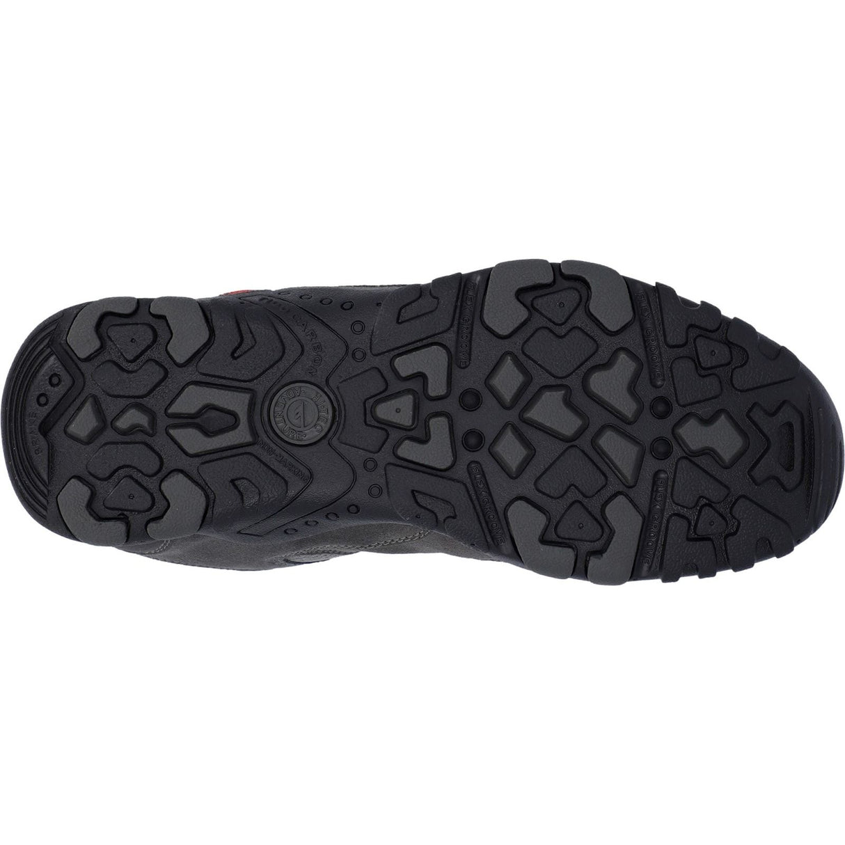 Hi-Tec Mens Quadra II Shoes Charcoal/Zingy Red