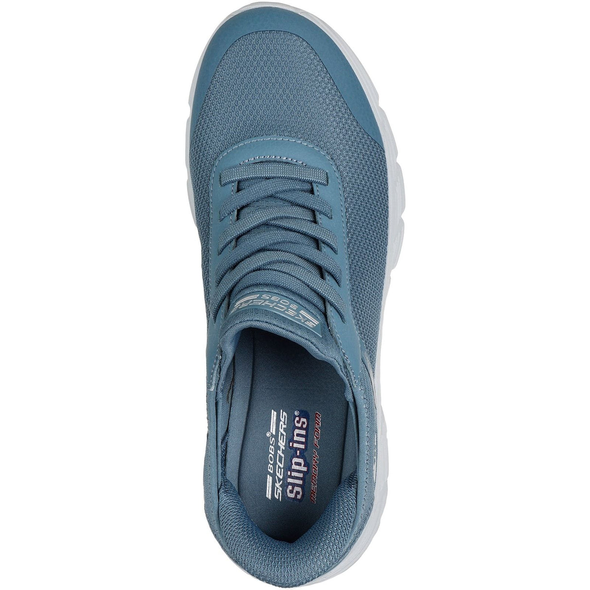 Skechers Womens BOBS Flex Hi Linear Force Trainers Slate