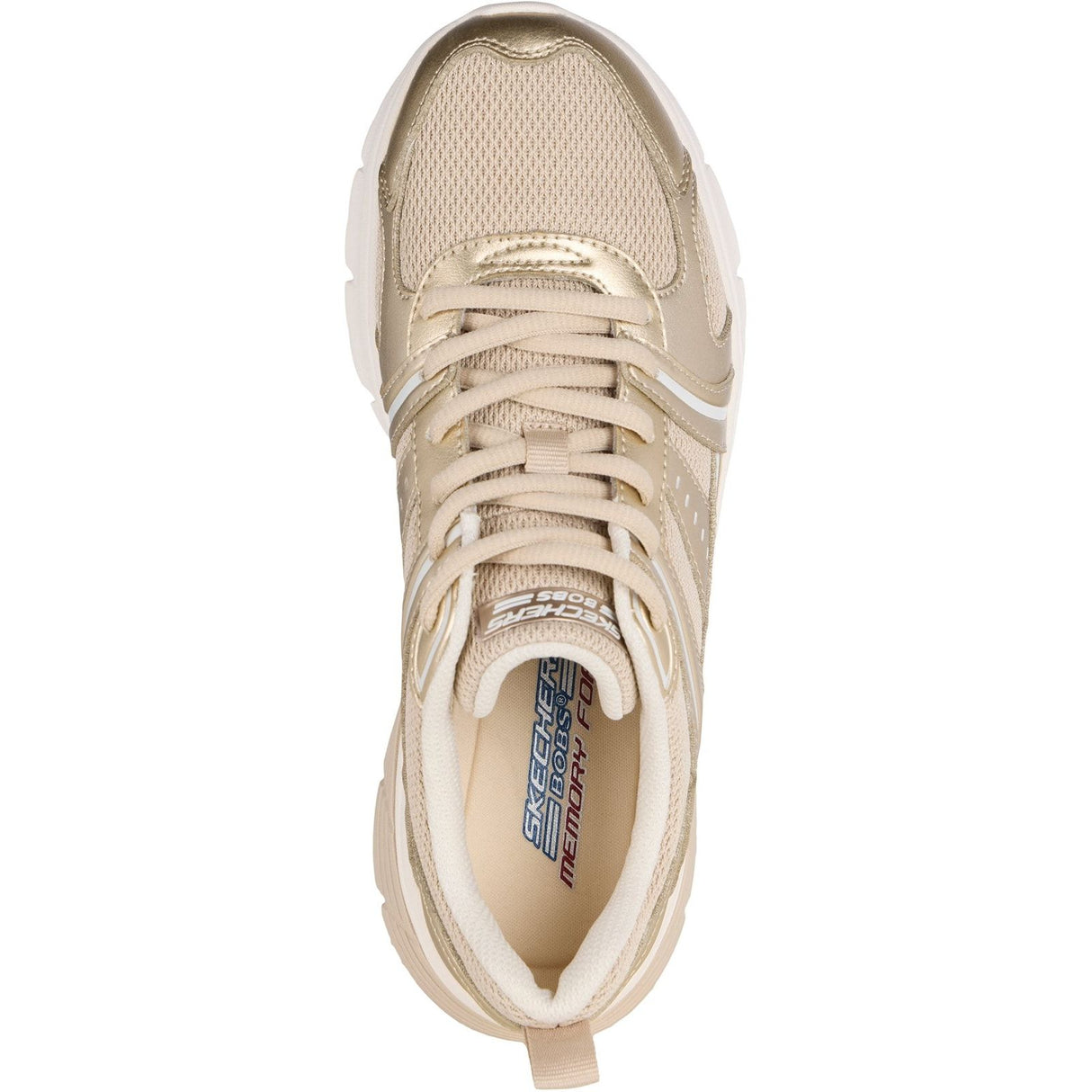 Skechers Womens BOBS Vamos Trainers Gold