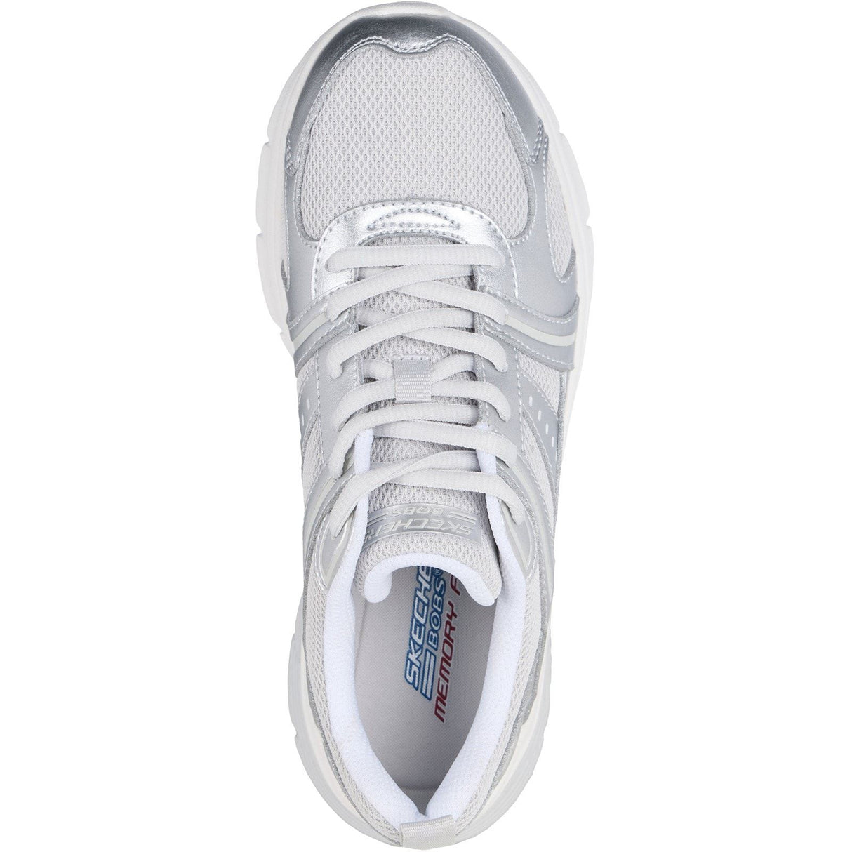 Skechers Womens BOBS Vamos Trainers Silver