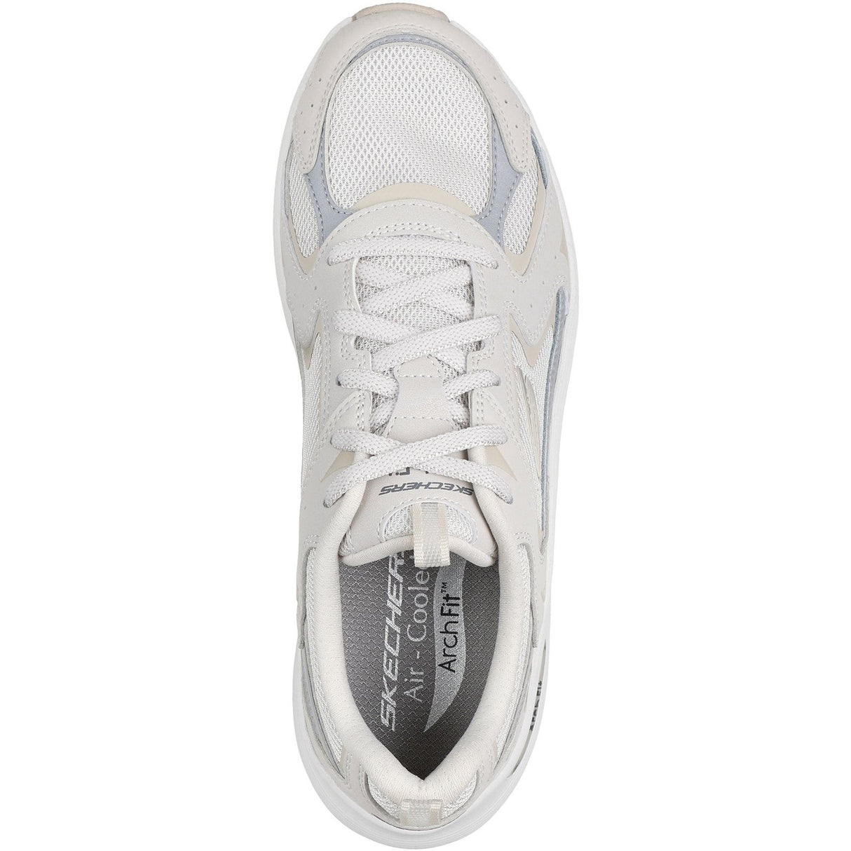 Skechers Womens Arch Fit 2.0 Vintage Luxe Trainer Natural