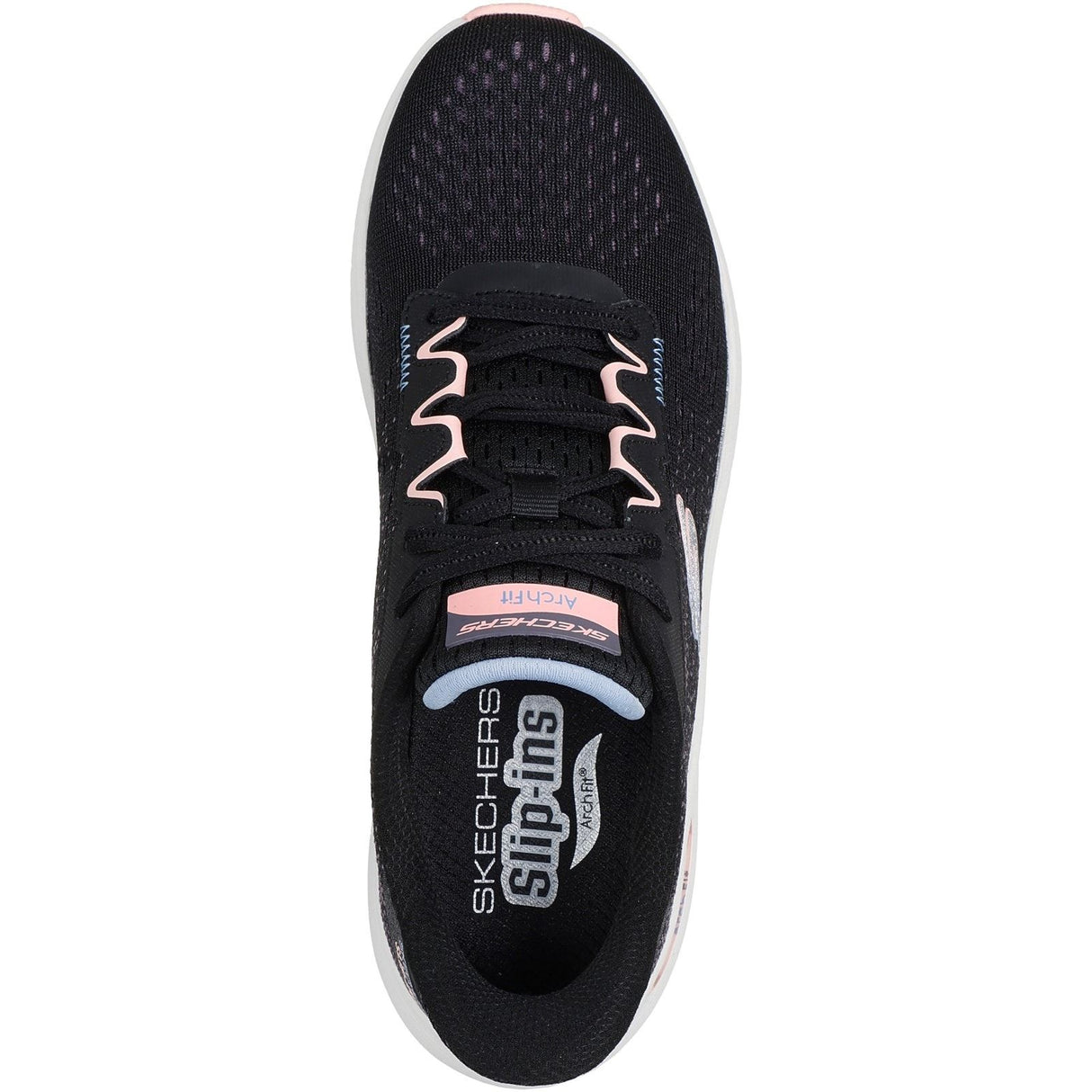 Skechers Womens Arch Fit 2.0 Fresh Pace Trainer Black/Multi