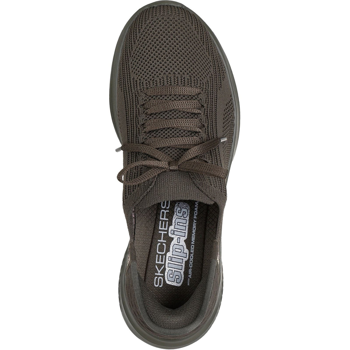 Skechers Womens Ultra Flex 3.0 Pure Color Trainers Olive