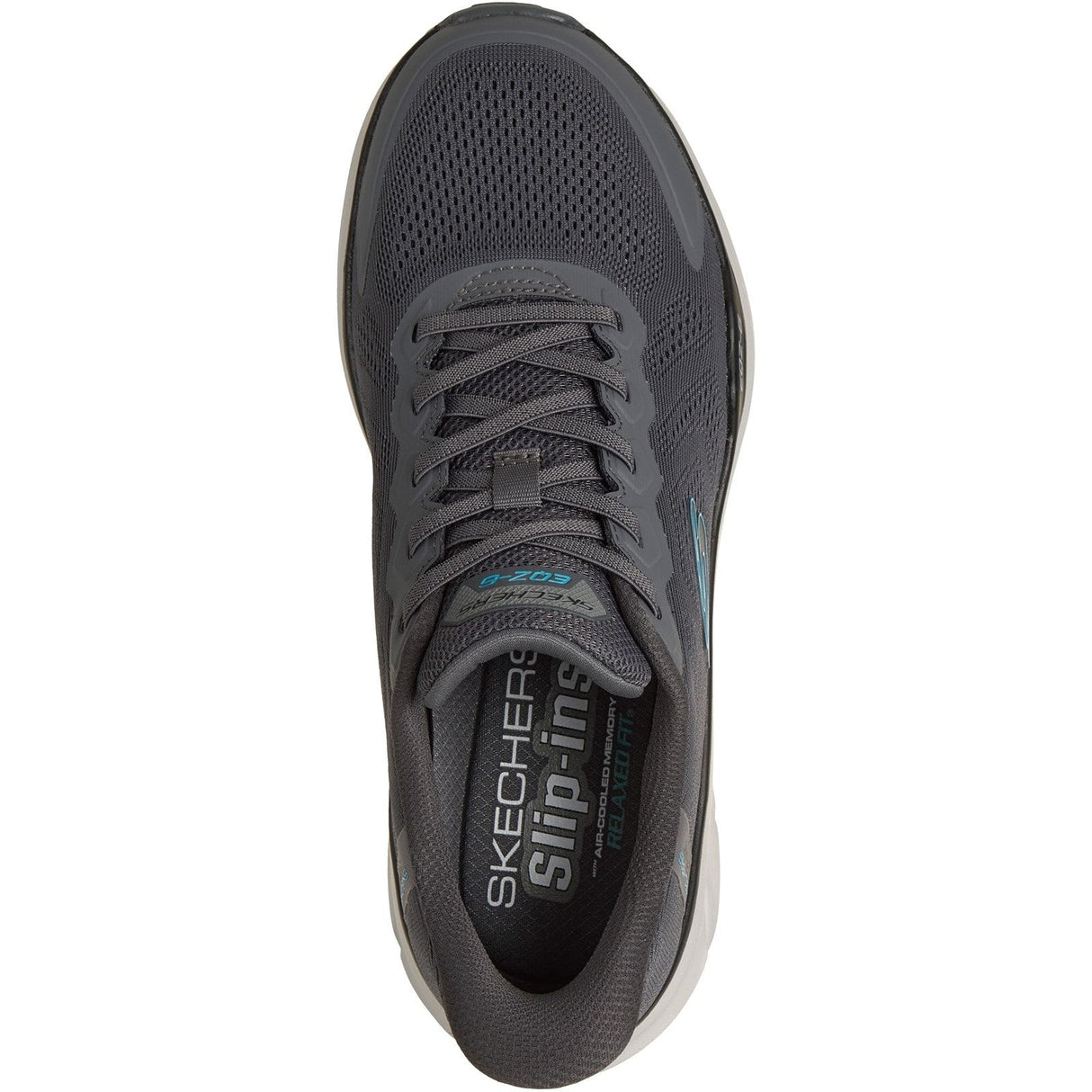 Skechers Mens Equalizer 6.0 Trainer Charcoal/Blue
