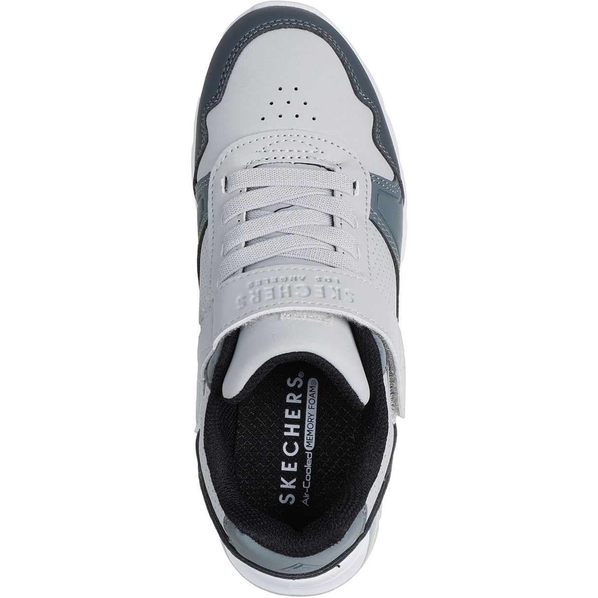 Skechers Junior Boys Uno Lite 2.0 Pillar Duo Trainer Light Grey