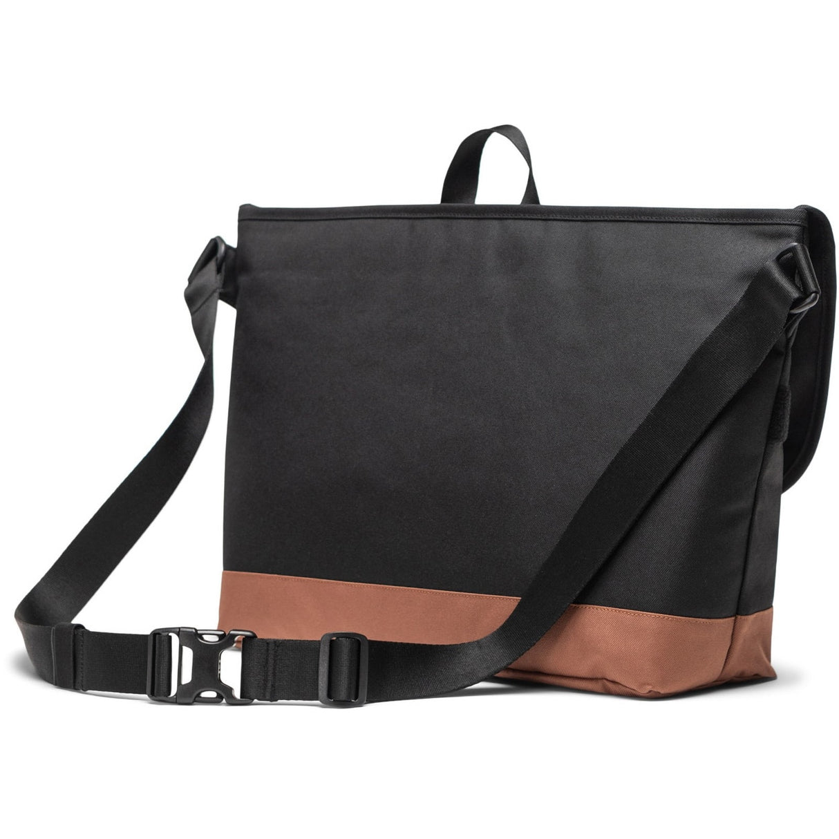 Herschel Bags Unisex Cove Messenger Bag Black/Saddle Brown