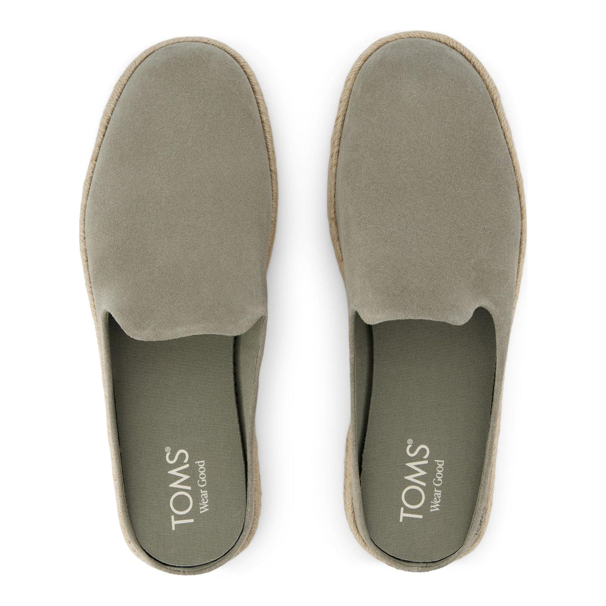TOMS Mens Santiago Mule Vetiver Grey