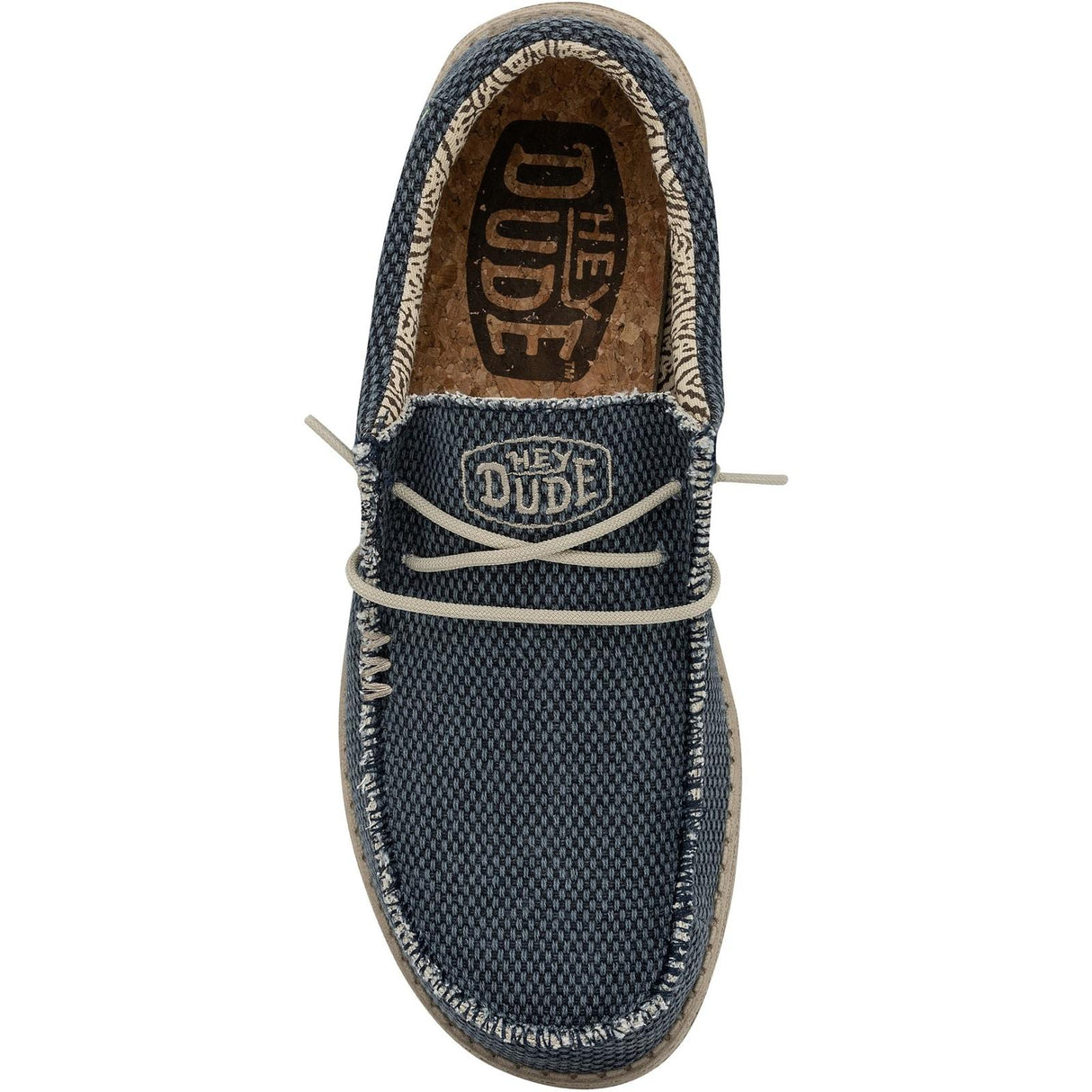 HEYDUDE Mens Wally Braided Blue Night