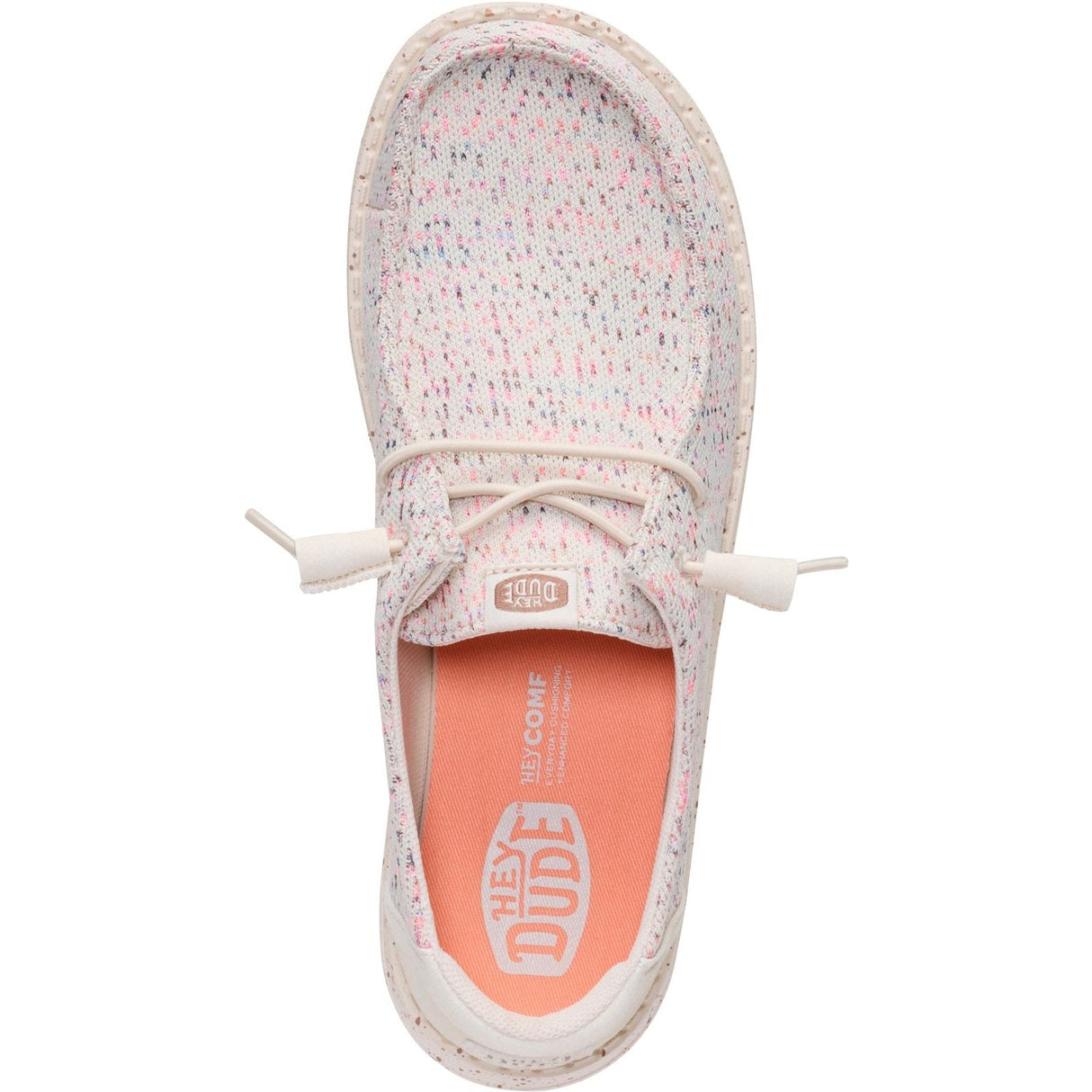 HEYDUDE Womens Wendy Stretch Speckle Taupe/Multi