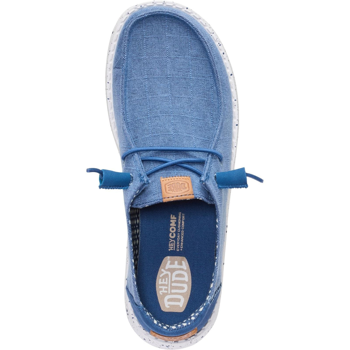 HEYDUDE Womens Wendy Chambray Grid Ensign Blue