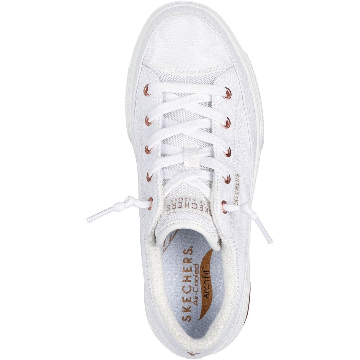 Skechers Womens Arch Fit Arcade - Meet Ya There Trainers White