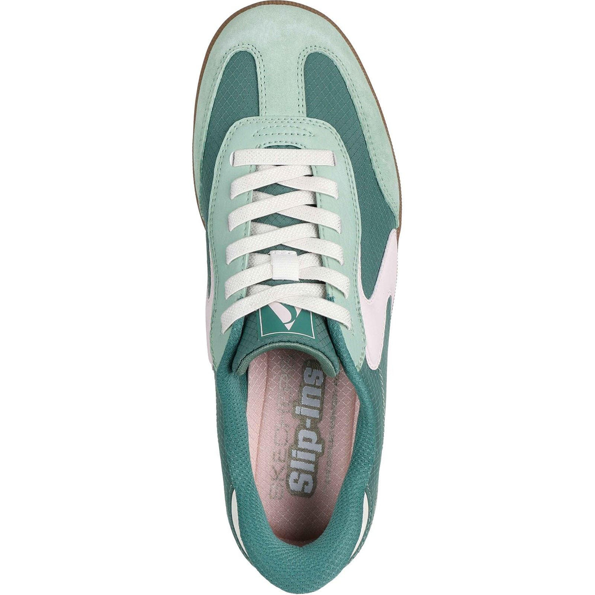 Skechers Womens Hotshot - Everyday Ease Trainers Green/Pink