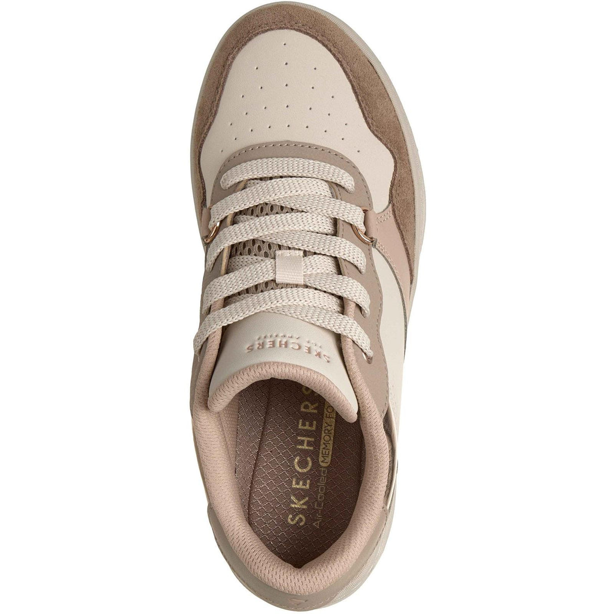 Skechers Womens UNO CTL - Subtle Shimmer Trainers Taupe/Multi