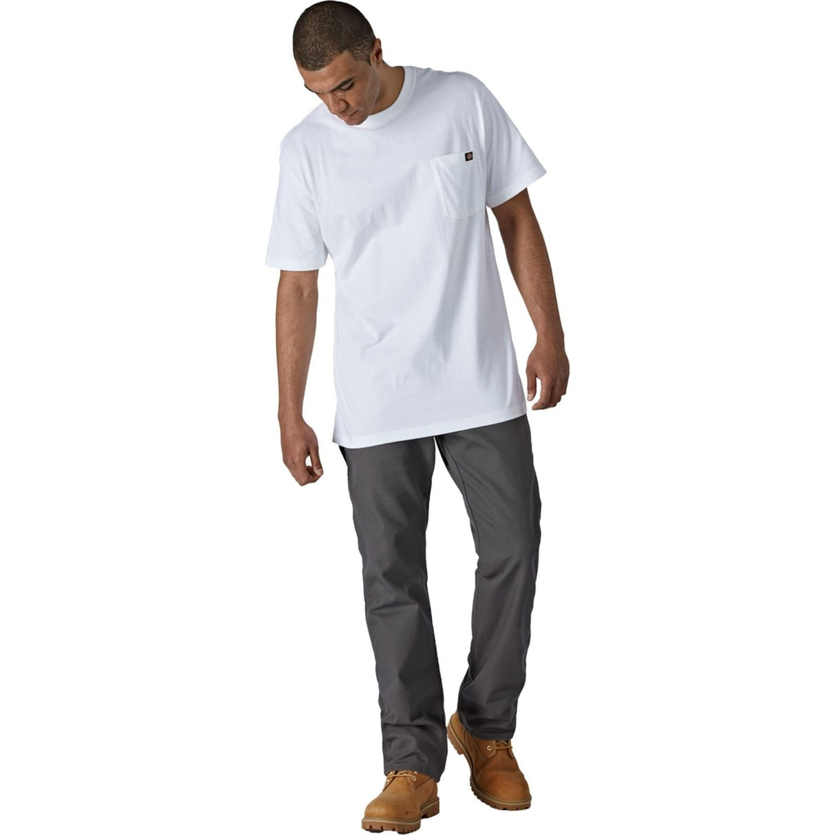 Dickies Mens Short Sleeve Cotton T-Shirt White