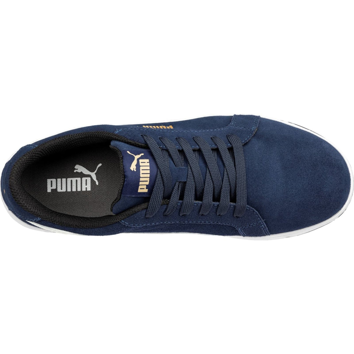 Puma Safety Mens Iconic Low Safety Shoes Navy