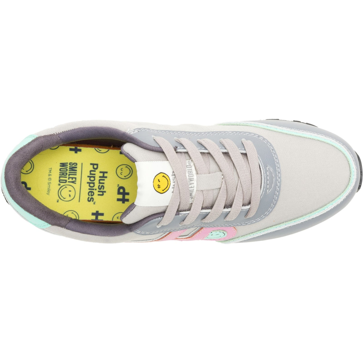 Hush Puppies Womens Seventy8 Smiley Trainer Grey