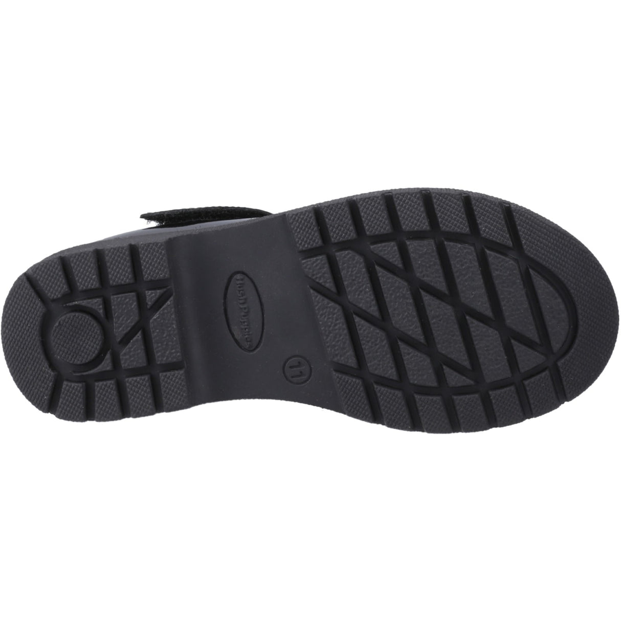 Hush Puppies Junior Girls Gracie Junior Patent School Shoe Patent Black