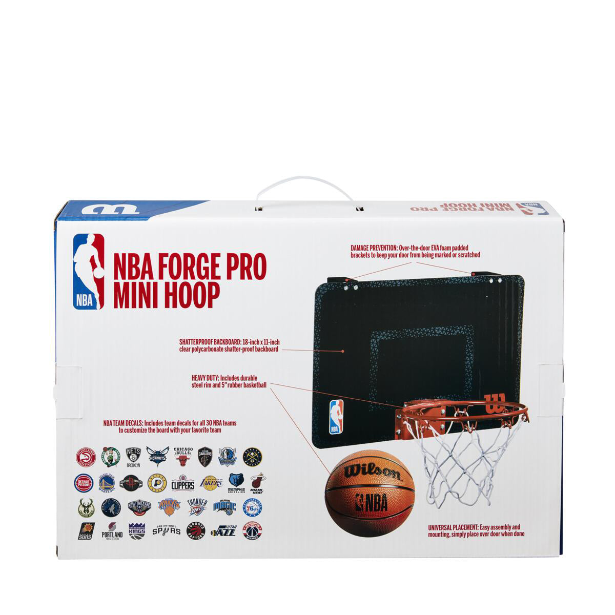 Wilson NBA Forge Team Mini Hoop Black