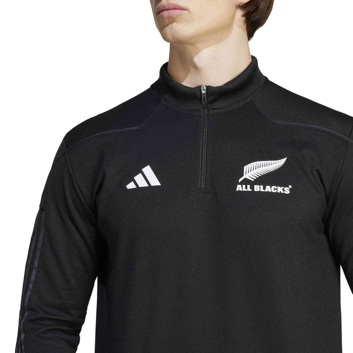 adidas All Blacks Rugby AEROREADY Warming Long Sleeve Fleece Top