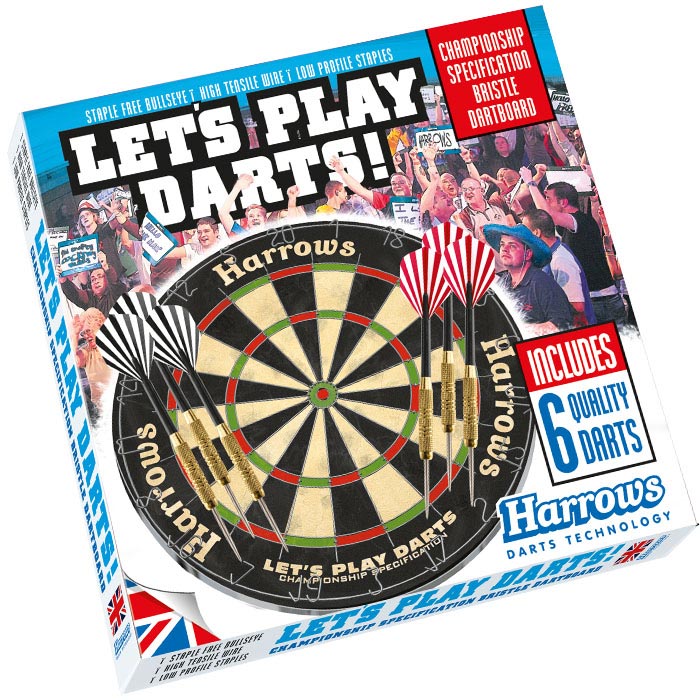 Harrows Lets Play Darts Game Set