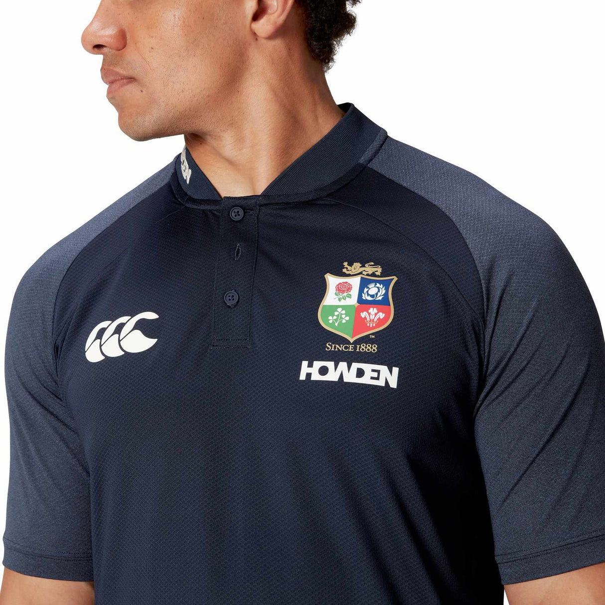 Canterbury British & Irish Lions Rugby 2024/25 Mens Short Sleeved Polo Shirt