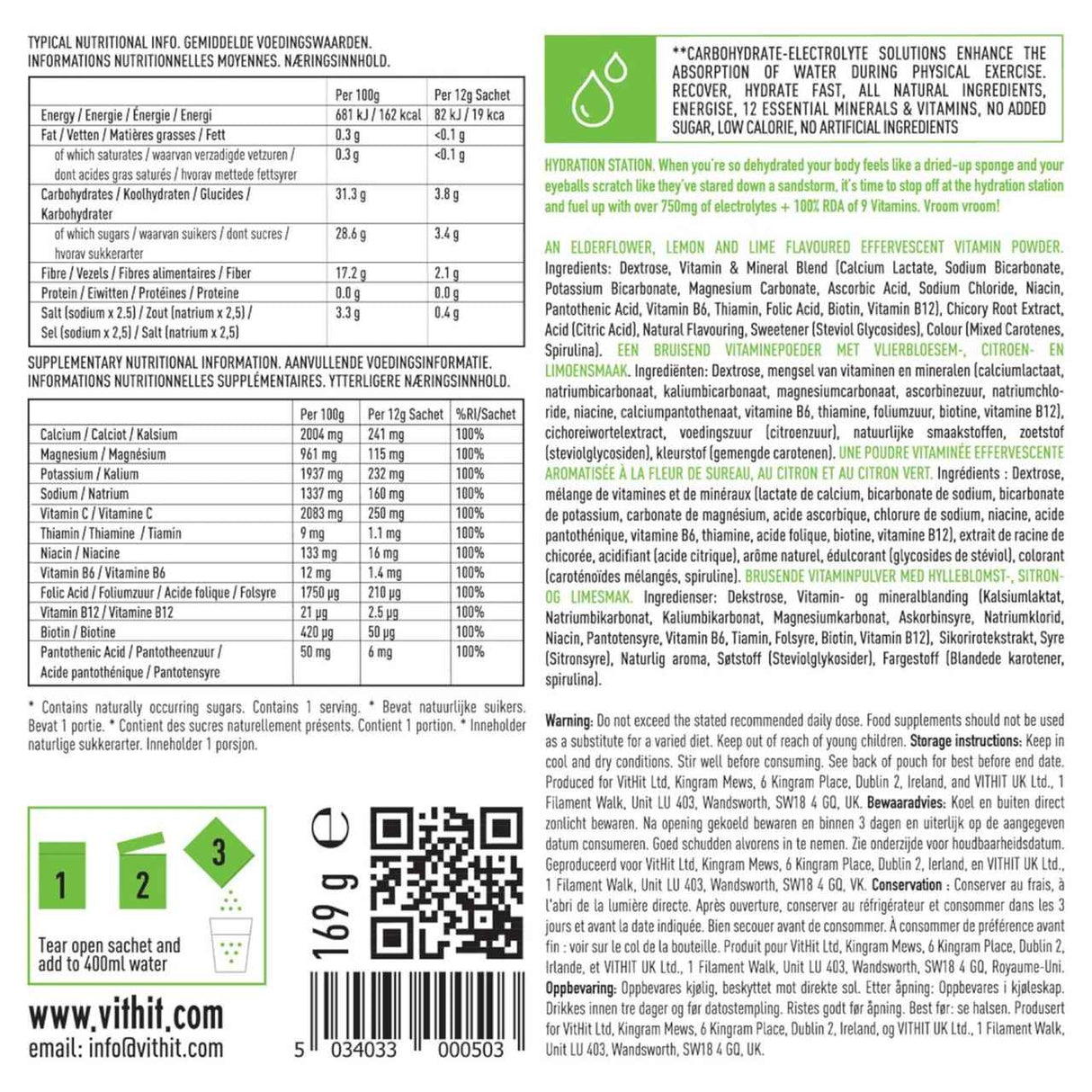 VIT HIT Effervescents Hydration Station