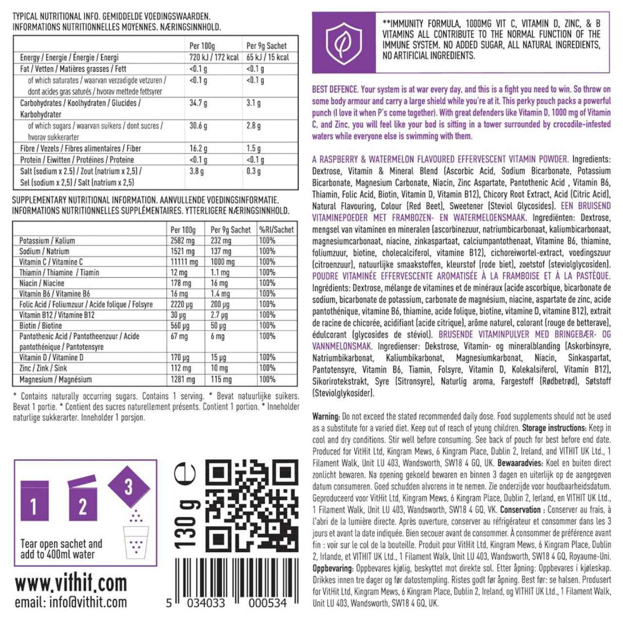 VIT HIT The Great Defender Effervescents