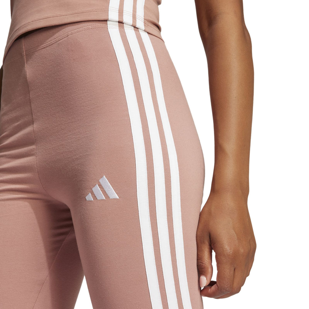 adidas Essentials 3-Stripes Cotton Leggings