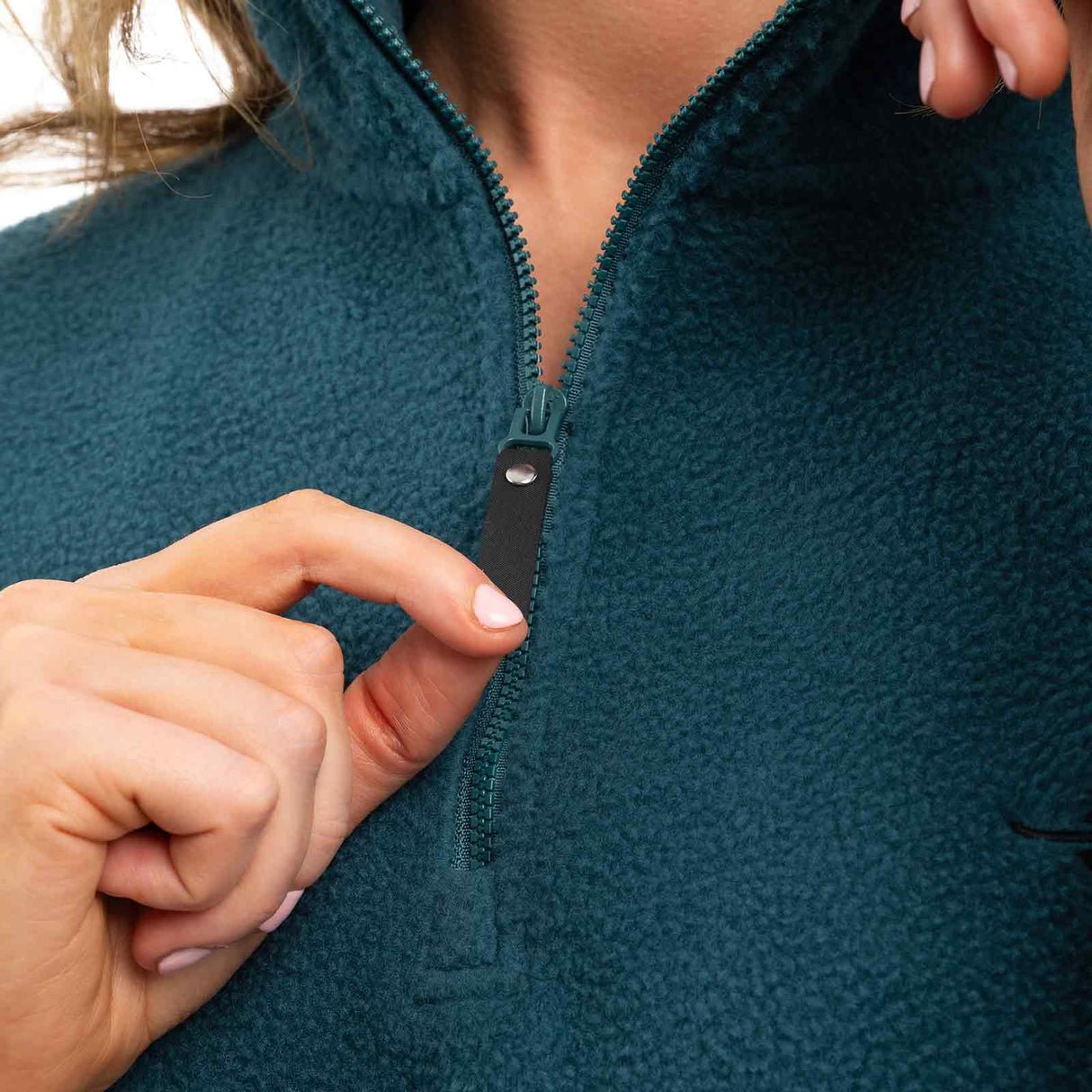 Energetics Amelia Womens Half-Zip Full-Length Fleece Top