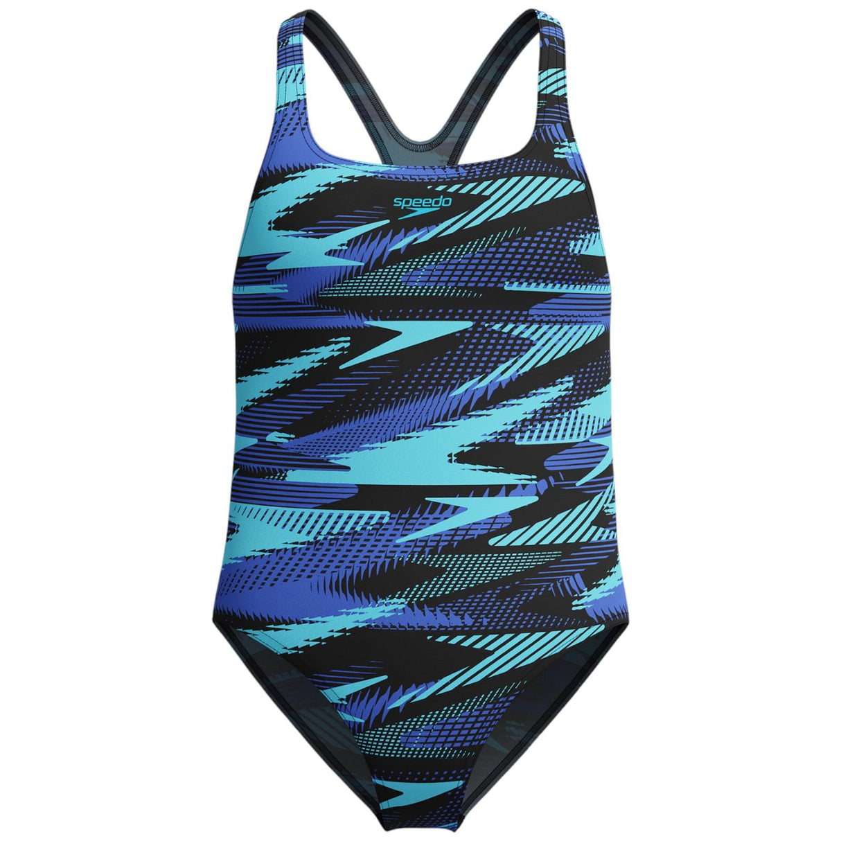 Speedo HyperBoom Allover Medalist Girls Printed Swimsuit